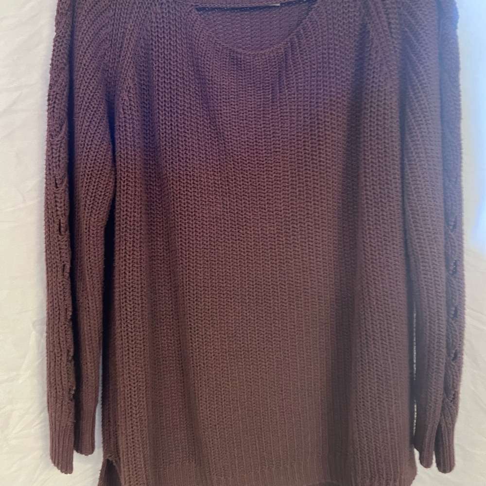 Altar’d State Cutout sweater brown